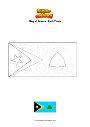 Coloring page Flag of Ainaro   East Timor