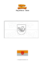 Coloring page Flag of Auces   Latvia
