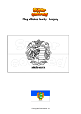 Coloring page Flag of Bekes County   Hungary