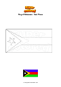 Coloring page Flag of Bobonaro   East Timor