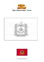 Coloring page Flag of Bryansk Oblast   Russia