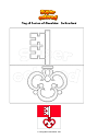 Coloring page Flag of Canton of Obwalden   Switzerland