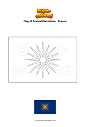 Coloring page Flag of Central Macedonia   Greece