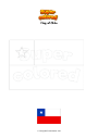 Coloring page Flag of Chile