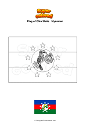 Coloring page Flag of Chin State   Myanmar