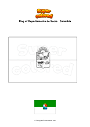 Coloring page Flag of Departamento de Sucre   Colombia