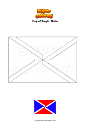 Coloring page Flag of Dingli   Malta