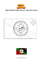 Coloring page Flag of East New Britain Province   Papua New Guinea