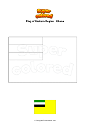 Coloring page Flag of Eastern Region   Ghana