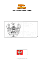 Coloring page Flag of Greater Poland   Poland