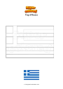 Coloring page Flag of Greece