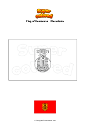 Coloring page Flag of Kumanovo   Macedonia
