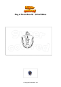 Coloring page Flag of Massachusetts   United States