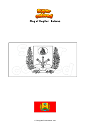 Coloring page Flag of Mogilev   Belarus