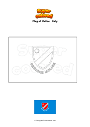 Coloring page Flag of Molise   Italy