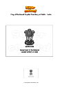 Coloring page Flag of National Capital Territory of Delhi   India