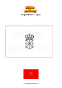 Coloring page Flag of Navarre   Spain