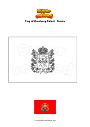 Coloring page Flag of Orenburg Oblast   Russia