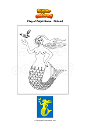 Coloring page Flag of Paijat Hame   Finland