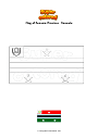 Coloring page Flag of Penama Province   Vanuatu