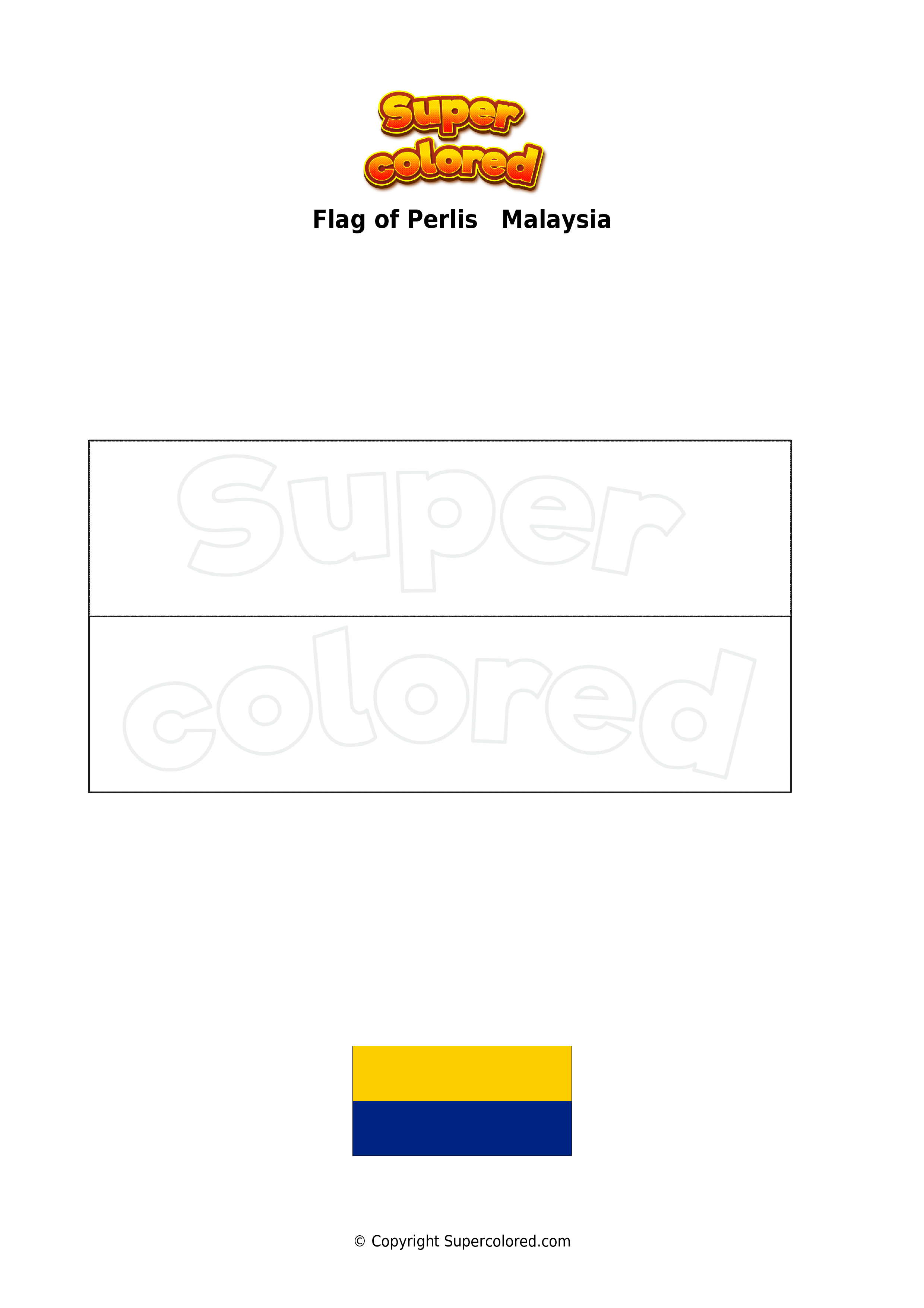 Flag perlis Perlis Flag