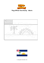 Coloring page Flag of River Cess County   Liberia