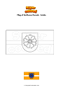 Coloring page Flag of Smiltenes Novads   Latvia