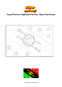 Coloring page Flag of Southern Highlands Province   Papua New Guinea