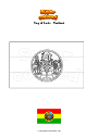 Coloring page Flag of Surin   Thailand