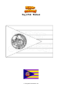 Coloring page Flag of Tak   Thailand