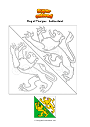 Coloring page Flag of Thurgau   Switzerland