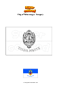 Coloring page Flag of Tolna megye   Hungary