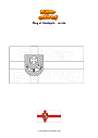Coloring page Flag of Ventspils   Latvia