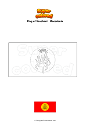 Coloring page Flag of Vevchani   Macedonia