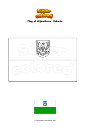 Coloring page Flag of Viljandimaa   Estonia