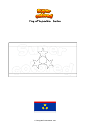 Coloring page Flag of Vojvodina   Serbia