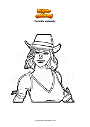 Coloring page Fortnite calamity