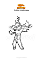 Coloring page Fortnite cloaked shadow