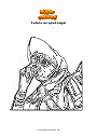 Coloring page Fortnite corrupted insight