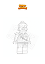 Coloring page Fortnite EARTH Master Cole Lego
