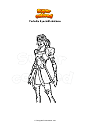 Coloring page Fortnite hyacinth Antheia