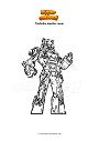 Coloring page Fortnite mecha team