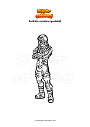 Coloring page Fortnite mission specialist