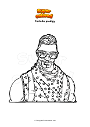 Coloring page Fortnite prodigy