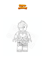 Coloring page Fortnite Rain Lego