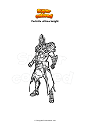 Coloring page Fortnite ultima knight