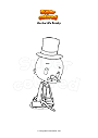 Coloring page Gacha Life Frosty