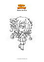 Coloring page Gacha Life Pixie