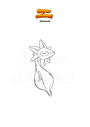 Coloring page Pokemon Glimmet