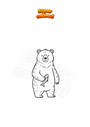 Coloring page Grizzly
